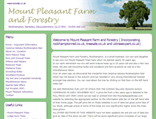 Tablet Screenshot of mountpleasantfarmandforestry.co.uk